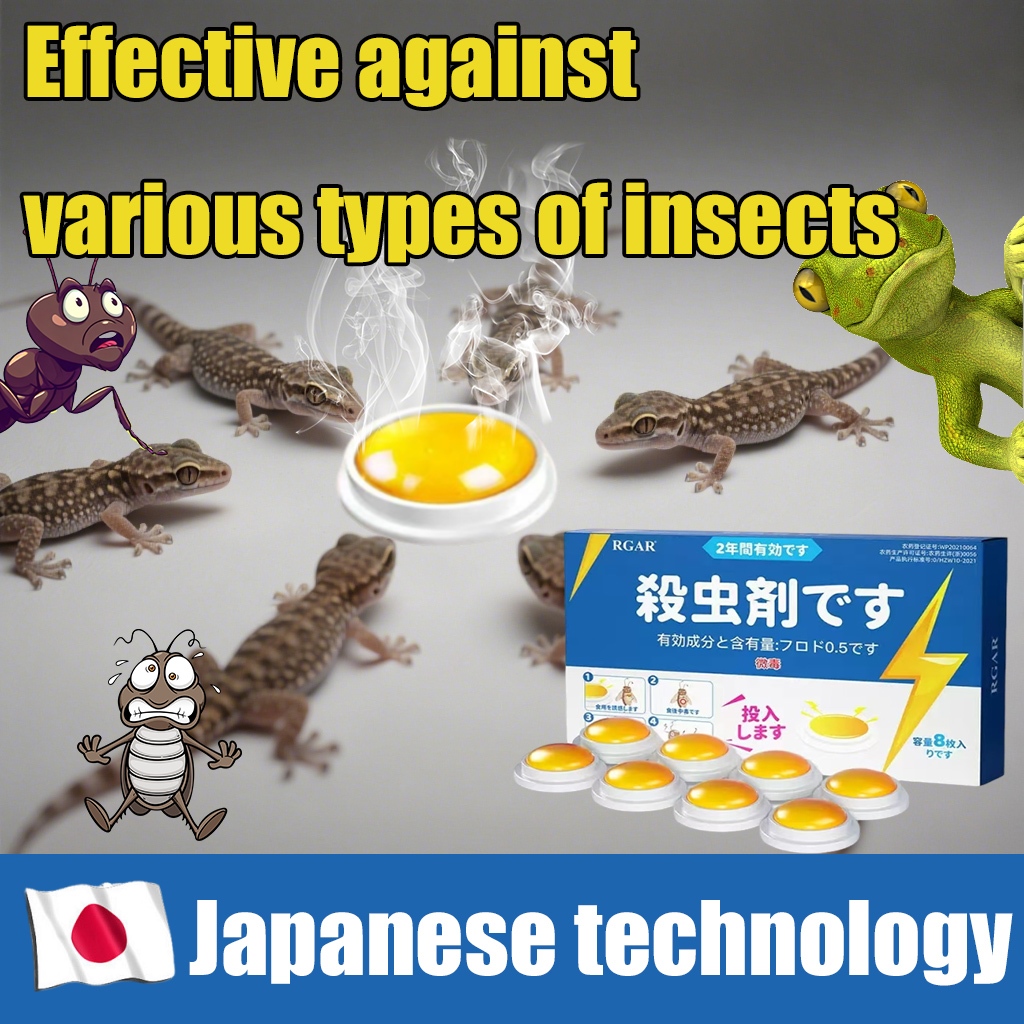 ?Effective against various types of insects?Lizard killer ubat cicak ubat cicak paling berkesan Dual Function: Kill & Prevent lizard trap 壁虎药