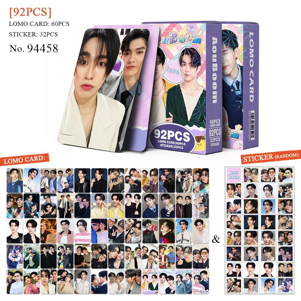 92-96pcs Thai Star Pondphuwin LINGORM ENGLOT Lomo Cards GMMTV ATLAS Gemini Fourth Joong Dunk Winny Satang Stickers Photocards SKYNANI POND PHUWIN Postcards cheap items CX