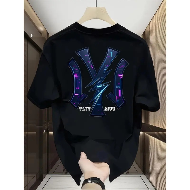 Ready Stock Oversized Tshirts American Vintage Print Heavyweight Cotton Unisex Summer Tops S-XXXL