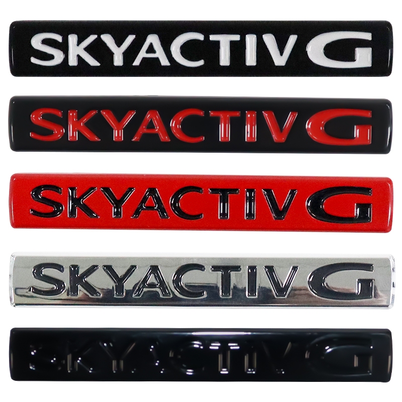 3D Metal SKYACTIV G logo for MAZDA 3 6 M3 M5 AXELA ATENZA MAZDA3 rear trunk emblem car side sticker back badge modification decoration