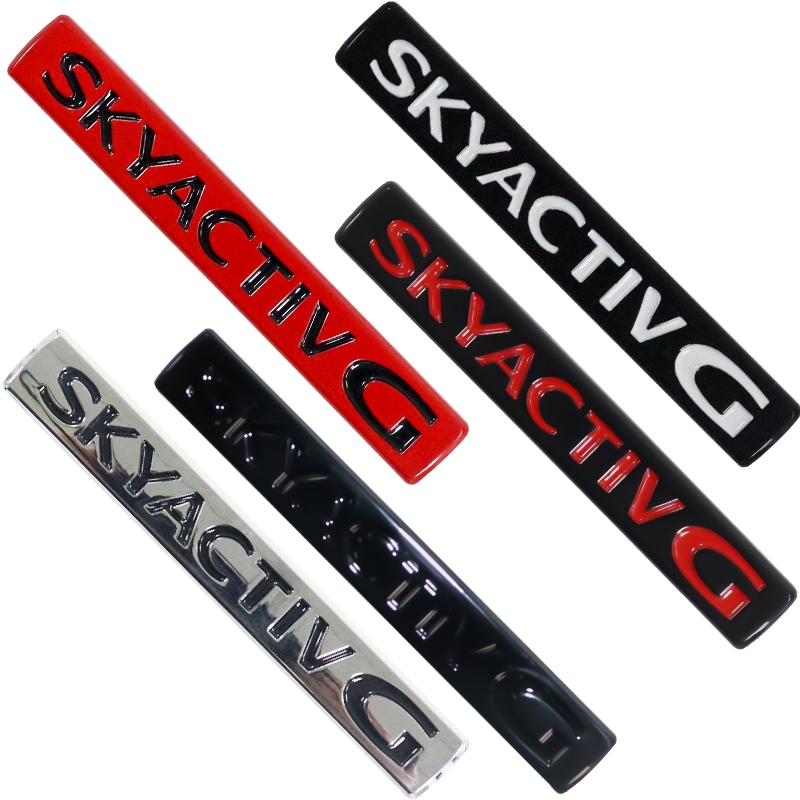 New SKYACTIV G logo 3D Metal for MAZDA 3 6 M3 M5 AXELA ATENZA MAZDA3 rear trunk emblem car side sticker back badge modification decoration