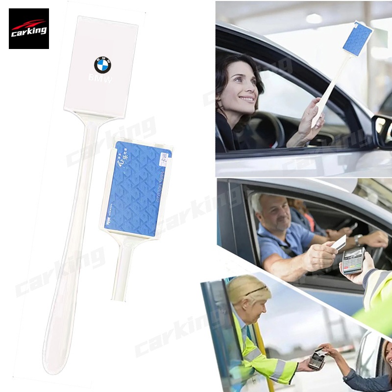 34cm TOLL Stick Viral Extendable Touch and Go Stick Car Accessories Card Stick Auto Pass Card Holder Security Gate  for BMW F10 F46 G20 G30 F20 F48 X1 X2 X3 X4 1 2 3 5 7 Series M2 M3 M4 M5 M6 216 218I 318I 320I 520I