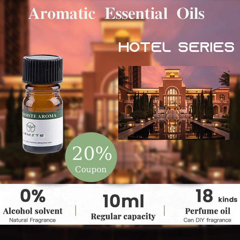 NAMSTE Pure Essential Oil (5/10ml) 100%, Natural, Hotel Scents