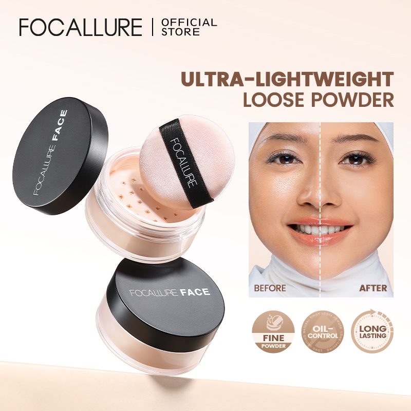 FOCALLURE Loose Setting Powder Matte Oil Control Long-lasting Makeup