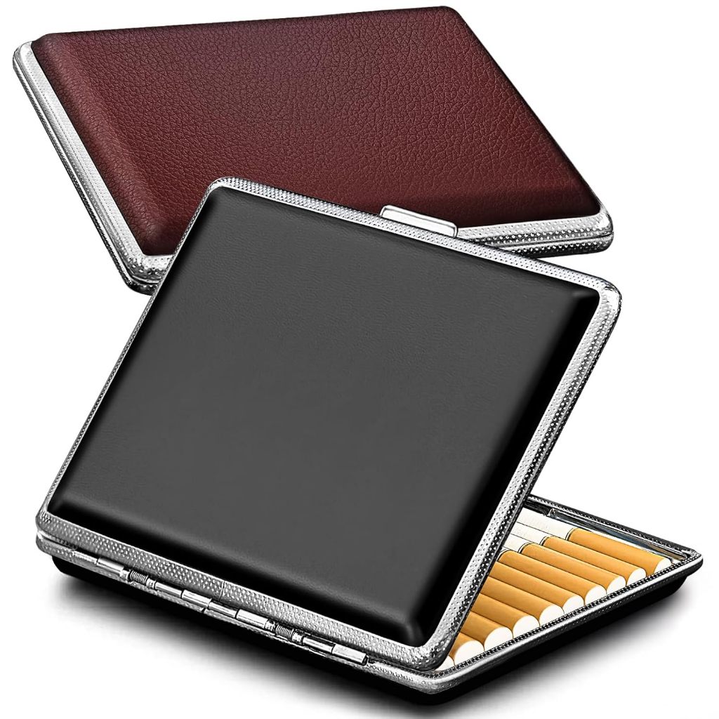 Pocket Retro Cigarette Storage Box Vintage Metal Brass Cigarette Case 20 sticks Men's Gift Case Smoking