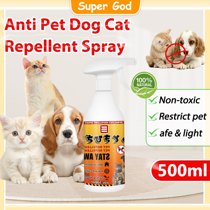 Cat & Dog Repellent SG Cat repellent spray cat repellent Cat repellent penghalau kucing Non toxic spray can effectively drive cats and dogs for a long time spray halau kucing Pengh