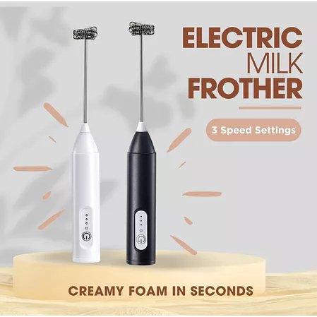 3-Speed Wireless Milk Frothers Electric Handheld Blender Electrical Mini Coffee Frother Egg Beater Mixer With USB For Coffee Cappuccino Cream