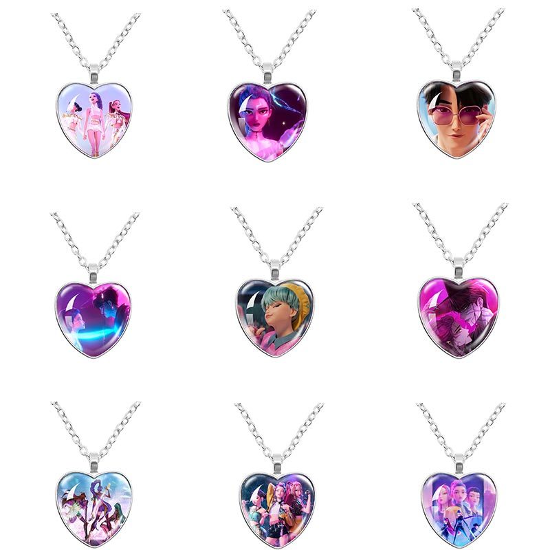 2025 Hot KPop Demon Hunters Necklace For Kids HUNTR X Derpy Tiger Collection Gift