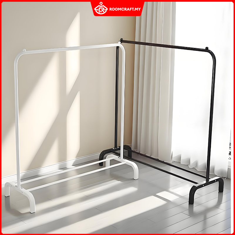 Single/Double Pole Clothes Drying Rack Clothes Hanger Rack Clothes Rack Penyangkut Baju Ampaian Baju Rak Baju Sangkut Baju 曬衣架