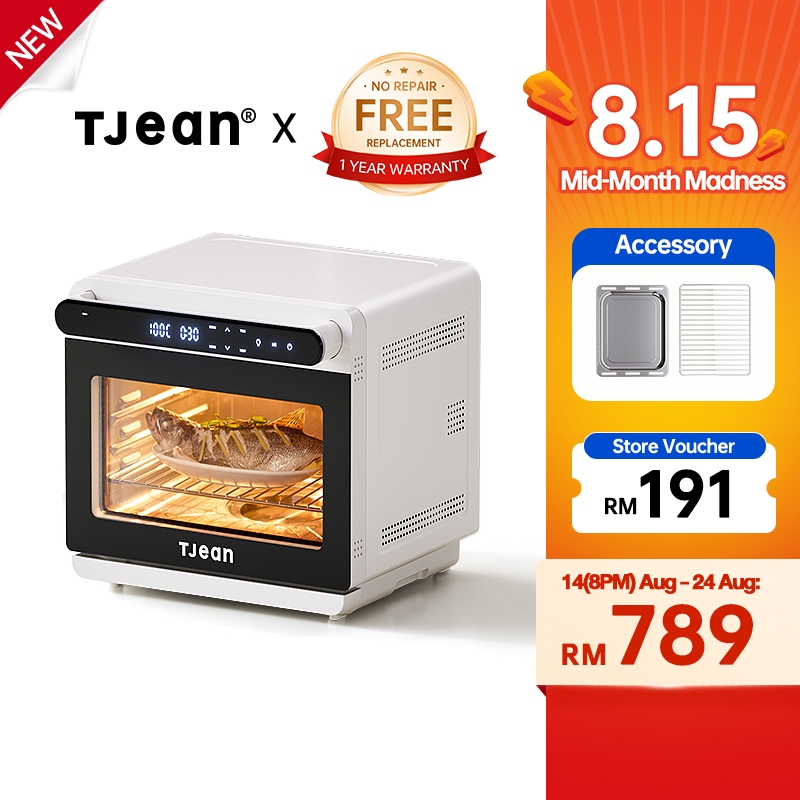TJean Steam Oven Multifunctional Steam Air fryer Oven TJ-BZQKX24L1（24L）