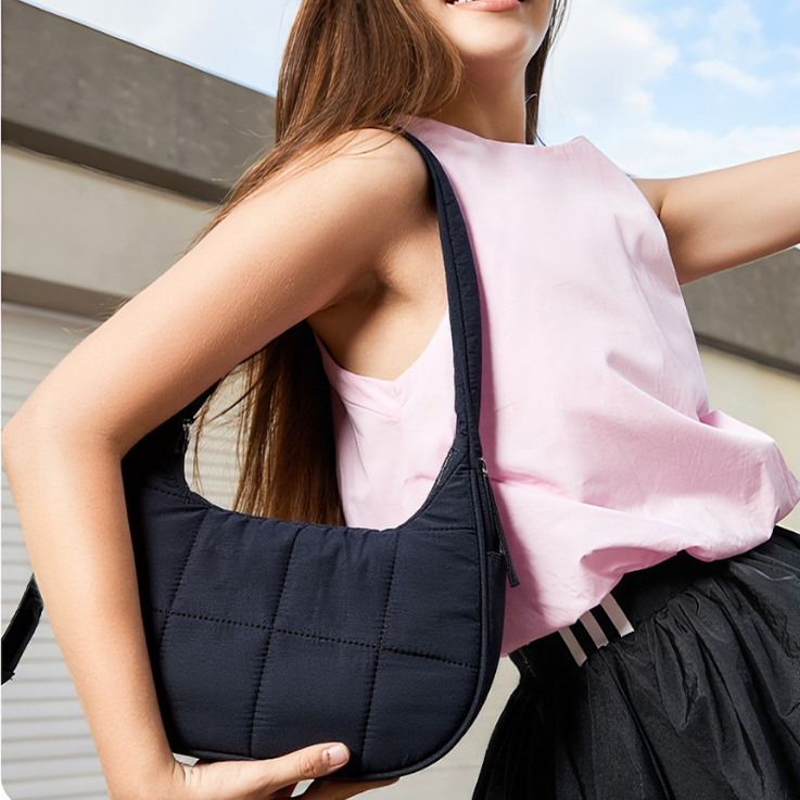 BELLEZZA PURA|Ready Stock| Puffy Bag Cloud Shoulder Bag Waterproof Lightweight Casual Handbag 云朵包