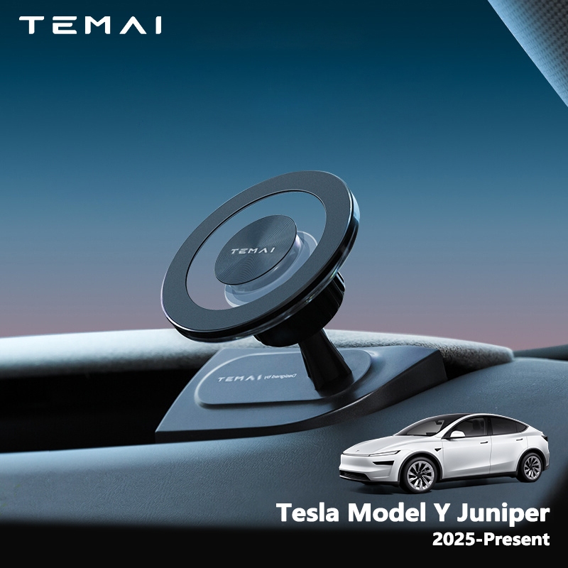[TEMAI] Tesla Model Y Juniper Mobile Phone Holder Car Magnetic Holder Navigation Accessories Model 3 Highland