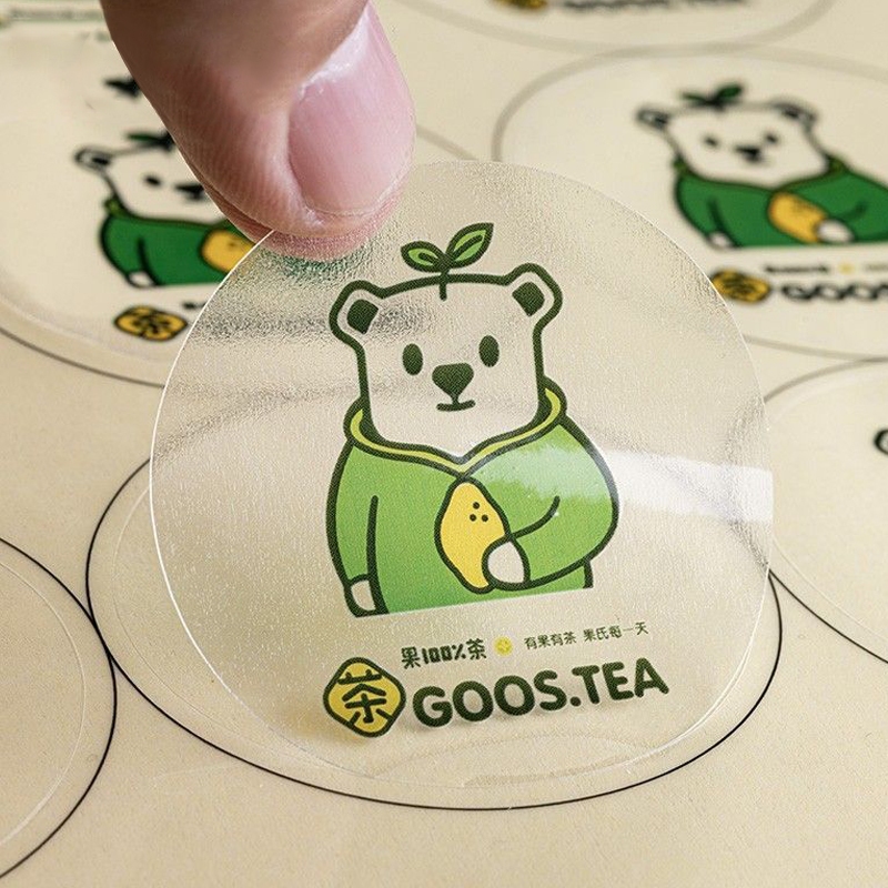 Customized Adhesive Sticker/Packaging Product Label/High-End Transparent Trademark/Waterproof Nameplate