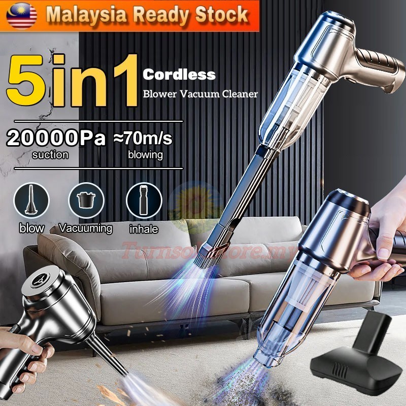 20000Pa Cordless Vacuum Cleaner 5 in 1 Mini Holdheld Air Dust Blower vaccum kereta Portable Car吸尘机