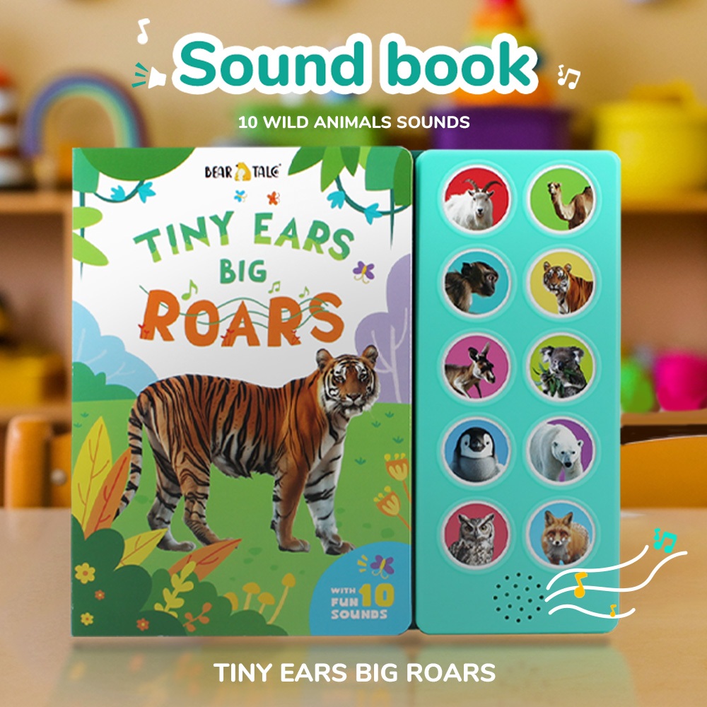 BEAR TALE My First Animal Sounds Book For Kids Ebook Pendidikan Awal Bayi & Balita Baby Book Gift