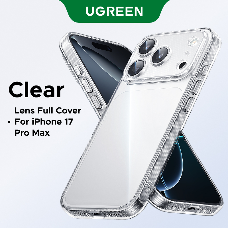 UGREEN Phone Case for iPhone 17 Series Crystal Clear Original Series Phone Case Transparent Cover Phone Protective Case