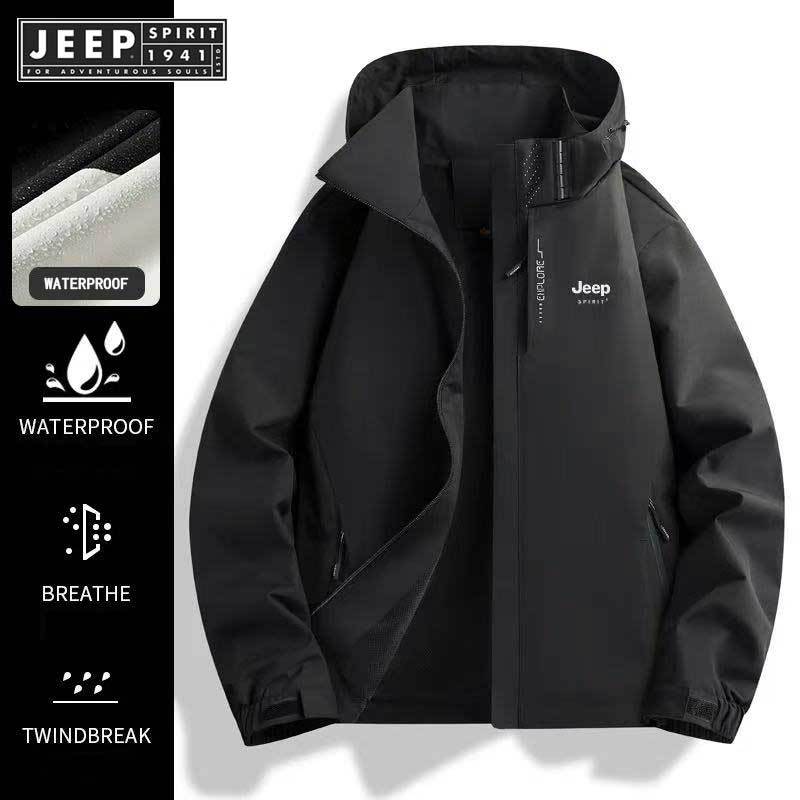 JEEP SPIRIT 1941 ESTD Detachable Outdoor Assault Suit - Solid Colour