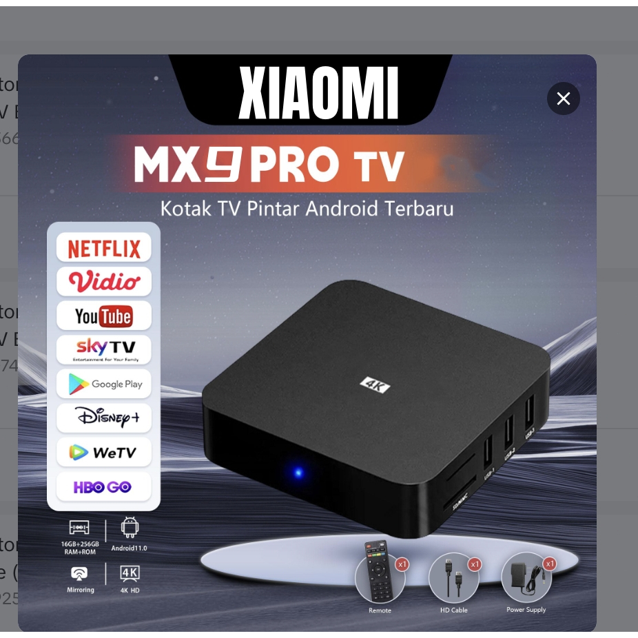 xiaomi Smart TV HD 4K Android Free Channels Netfli YouTue Support