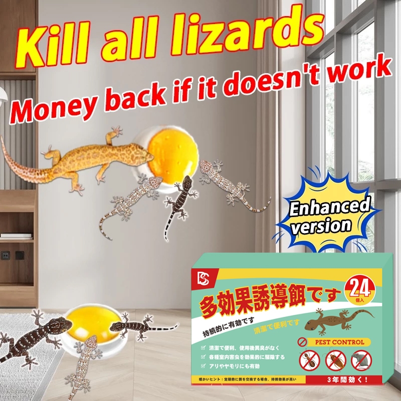 【TOP 1】  Lizard killer Racun cicak Ubat cicak paling berkesan Lured back to the nest, wiping out the entire colony lizard trap 壁虎药 44