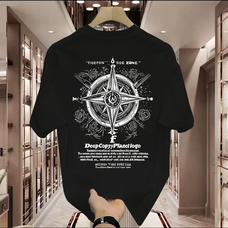 New Arrival Streetwear Tshirts Cool Graphic Print 200gsm Cotton Unisex Short Sleeve Oversized Design (S-XXXL)