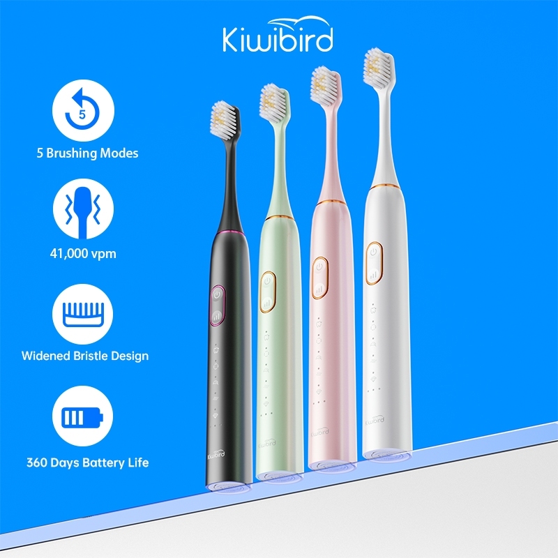 Kiwibird Sonic Electric Toothbrush 6 Mode 42000 Time/Min Ultrasonic Electronic IPX8 Waterproof 電動牙刷