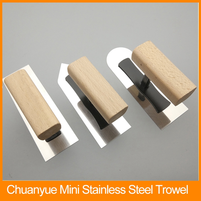 Chuanyue finishing trowel plastering trowel stainless plastering trowel rodela cement trowel small