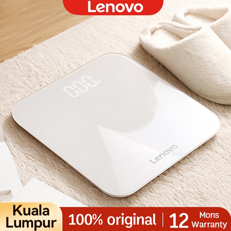 Lenovo weighing scale digital LED Display Weight Scale High Precision for Health body lose weight Penimbang Berat Badan 体重秤 /體重秤