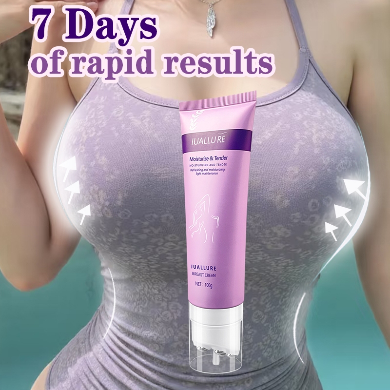 【IUALLURE】Natural Breast Firming Cream | Krim Pembesar Payudara |Tighten & Lift in 7 Days