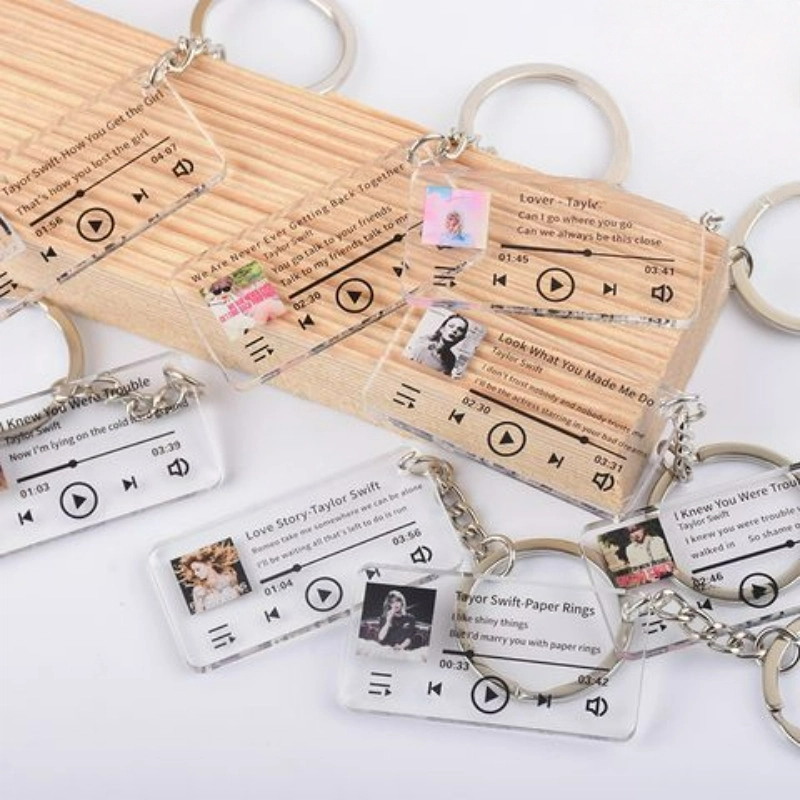 [Taylor Swift Merchandise] Moldy Album Acrylic Keychain Concert Support Customized Gift Star Same Style Photo Ornaments Fan Birthday Souvenirs