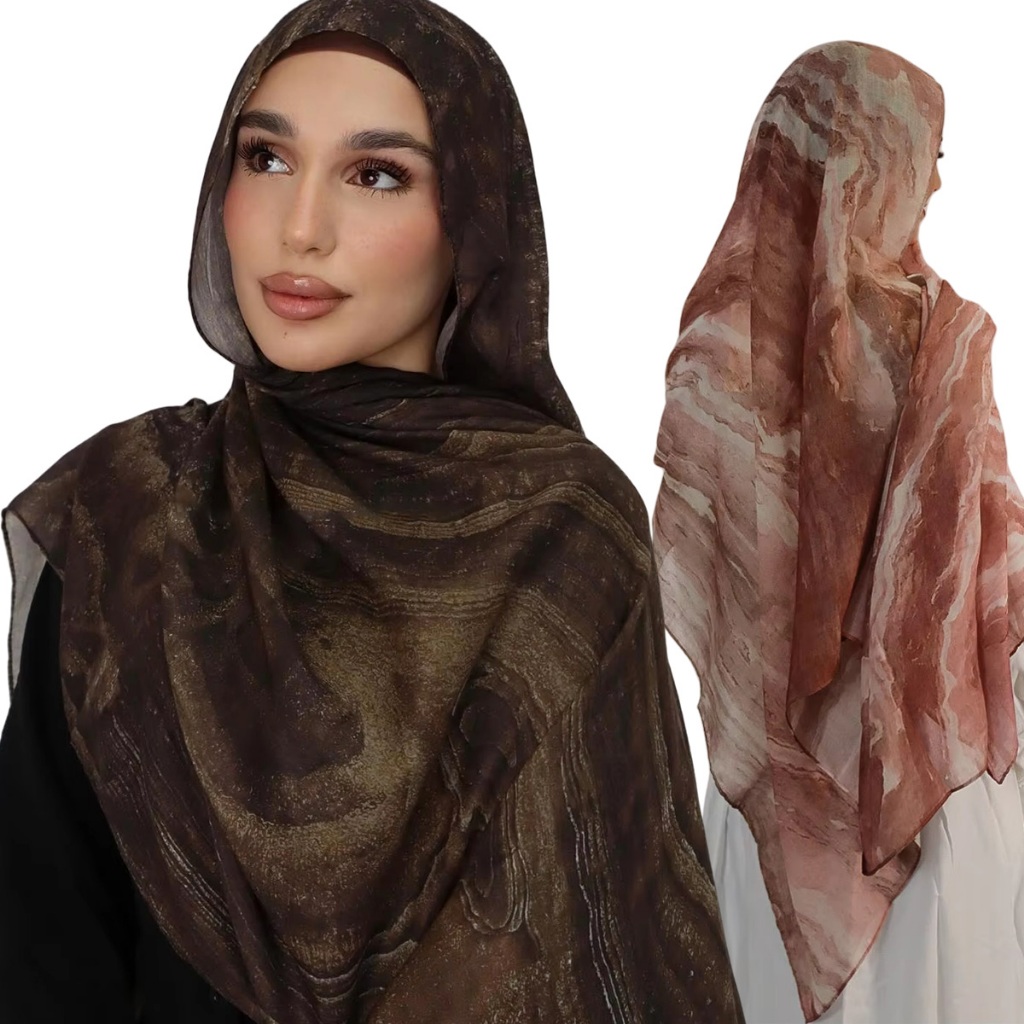 Jifang Gradient/Ombre/Tie Dye/Floral/Leopard/Zebra Printed Cotton Shawl