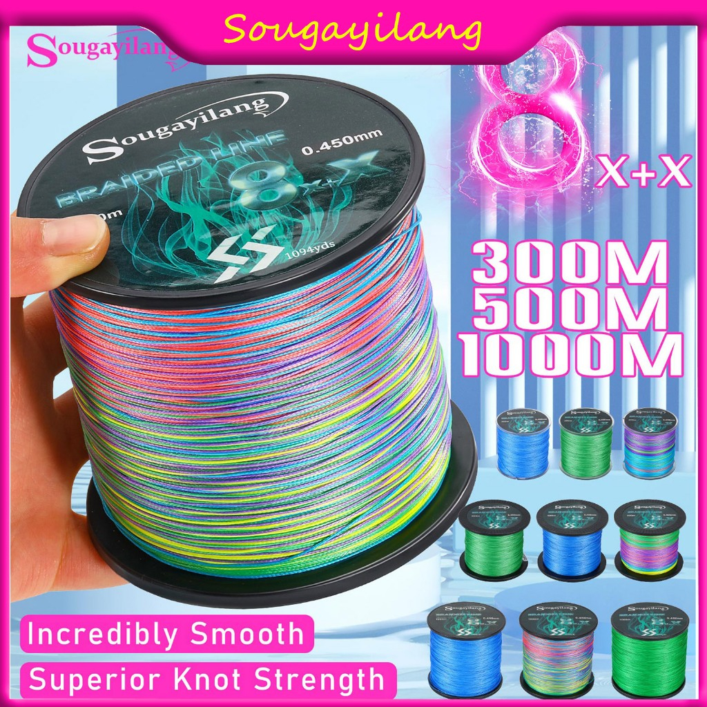 Sougayilang Super Strong Nine-Strand PE Braided Fishing Line (300/500M/1000M)