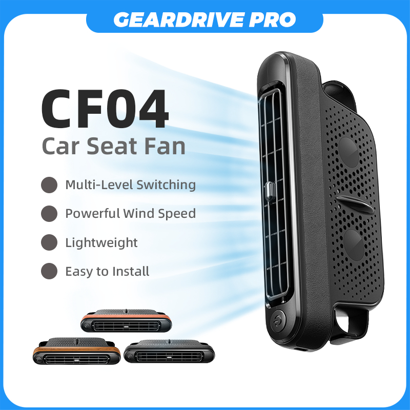 【CF04】Kipas Auto Headrest Fan/3 Speed Wind Kipas Kereta/Headrest USB Fan Air Cooling Fan in Car Van Truck