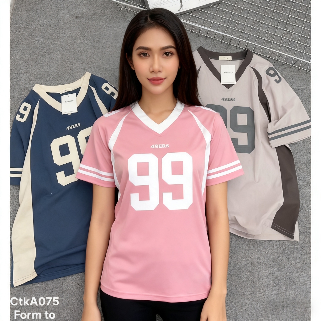 【Custom Name & Number】baju couple jersey perempuan streetwear Number 99 Dry T-Shirt Standard Sublimation Jersey custom name baju FULLY SUBLIMATED SHIRTS Kids Size - Adult Size T Shirt Lengan Pendek Sport Quick Dry Baju Unisex