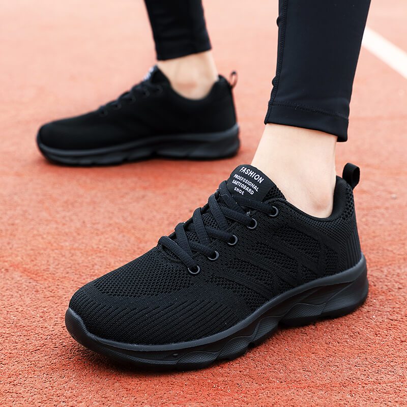 Breathable ultra light soft sole canvas sports running work shoes