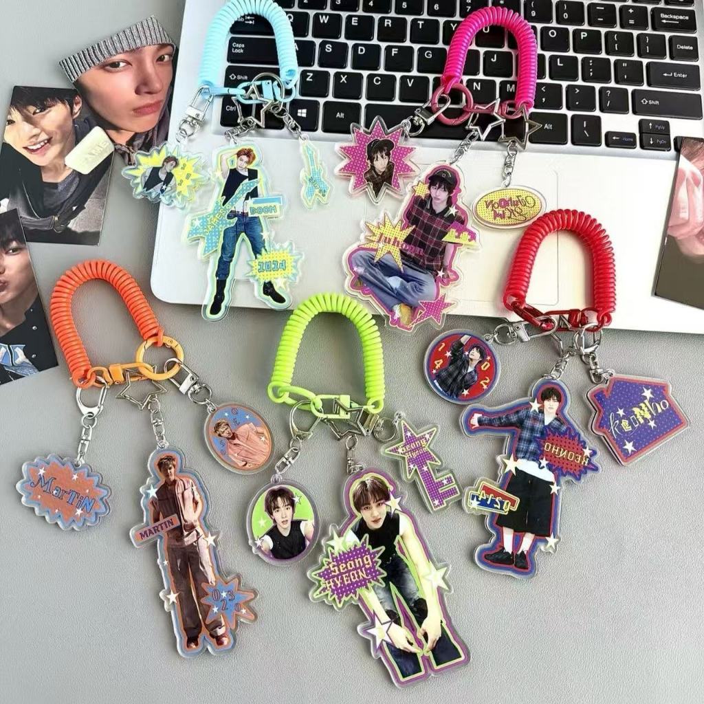 Cortis Pendant Bag Hanging Acrylic Concert ins Keychain Colorful Spring Buckle Support Merchandise