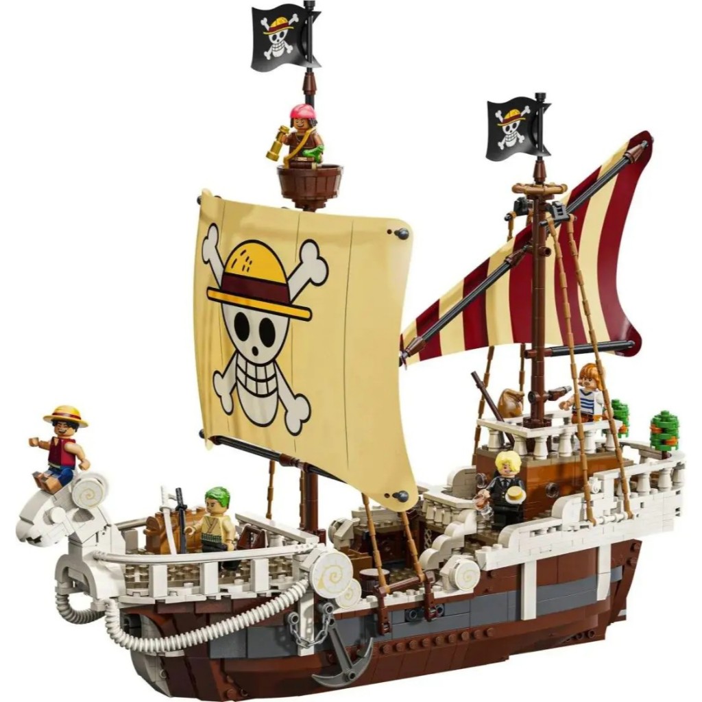 1376Pcs|One Piece The Going Merry Pirate Ship Building Blocks Educational Toys Compatible with Lego Gifts for Kids