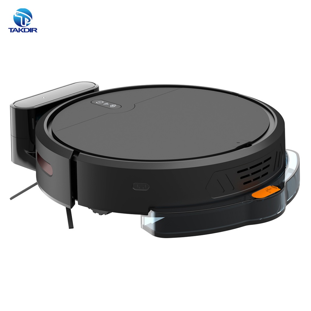 Takdir V2S Smart Robot Vacuum Cleaner 2-in-1 Vacuum & Mopping 1800Pa Strong Suction 4 Cleaning Modes