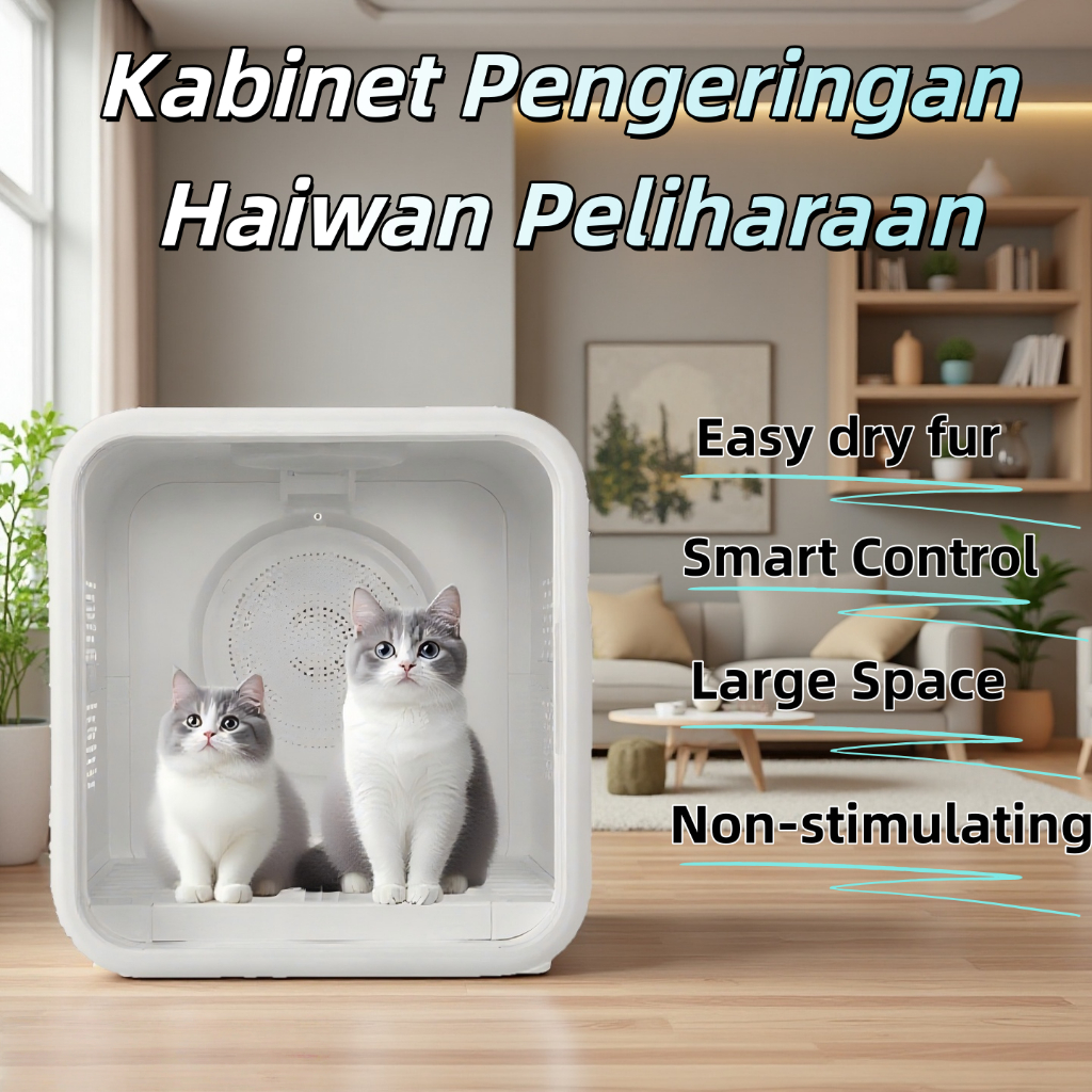 Kotak Pengering Kucing Anjing | Selamat, Cepat & Berpelbagai Guna—Tiada Lagi Penat Mandikan Peliharaan！