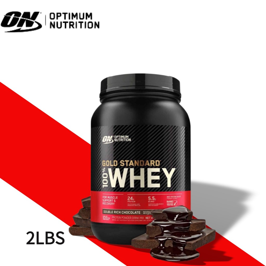 100% Whey Protein Optimum Nutrition Gold Standard 889g, Double Chocolate has a richer taste