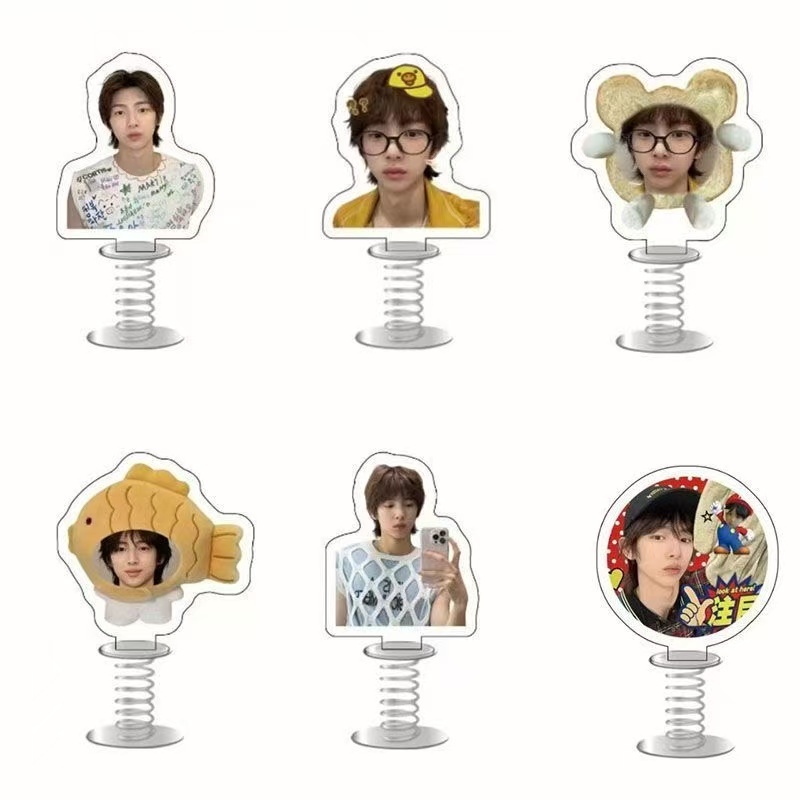 Cortis Golden Master Training JUHOON Merchandise Creative Acrylic Spring Rocking Music Car Desktop Decoration Ornaments Friends Gifts