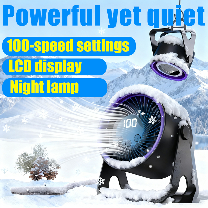Powerful yet quiet kipas meja kecil  100 Speed kipas kecil	Night lamp kipas angin meja USB Rechargeable kipas table kipas kecik Kipas Angin Home & Office Desk Fan usb fan desktop fan