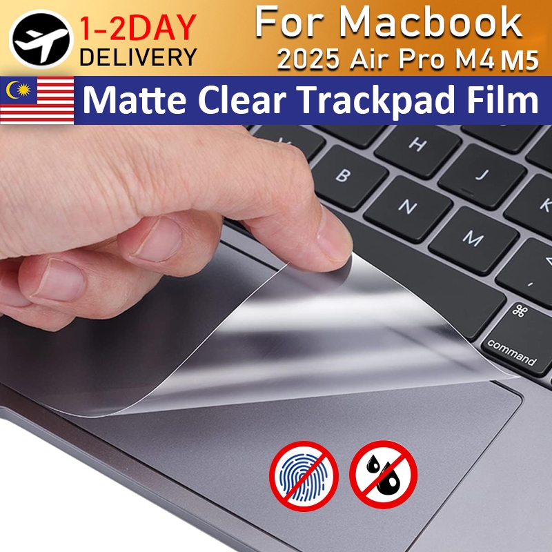 TrackPad Film Accessories for Macbook Pro 14 M5 A3434 A3401 Matte cover 2025 Air M4 M3 A3113 A3240 13.6/15 M2 A2681 A2941 Laptop Skin Sticker Anti Scratch