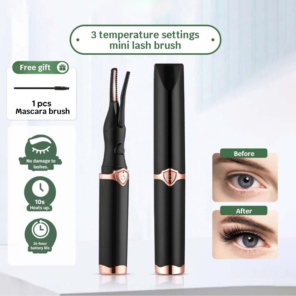 【niumo】Portable 3 Temperature Electric eyelash curler Electronic USB Natural False Eyelash Curler Beauty Products 加热电睫毛夹