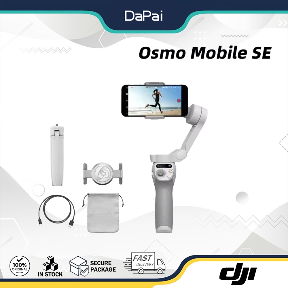 DJI Osmo Mobile SE - Foldable Smartphone Gimbal | Smooth 3-Axis Stabilization