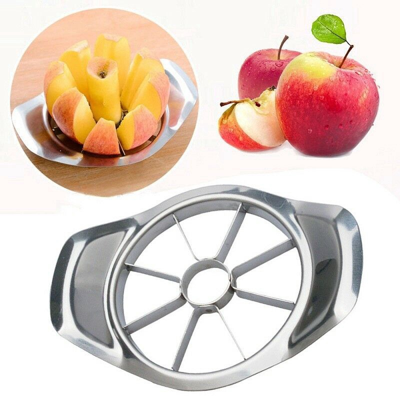 Stainless Steel Apple Cutter Fruit Pear Divider Slicer Cutting Corer Cooking Vegetable Tools Accessories Chopper Kitchen Gadgets