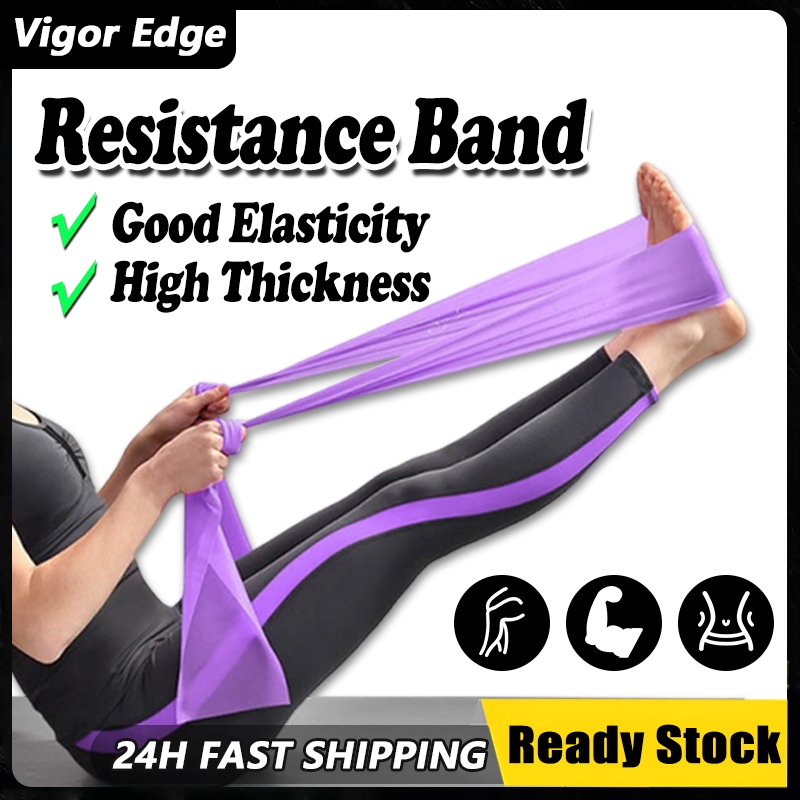 Yoga Elastic Resistance Band 200CM Gym Pull Body Stretch & Slimming Pilates Exercise Strap 弹力 修身 拉力带