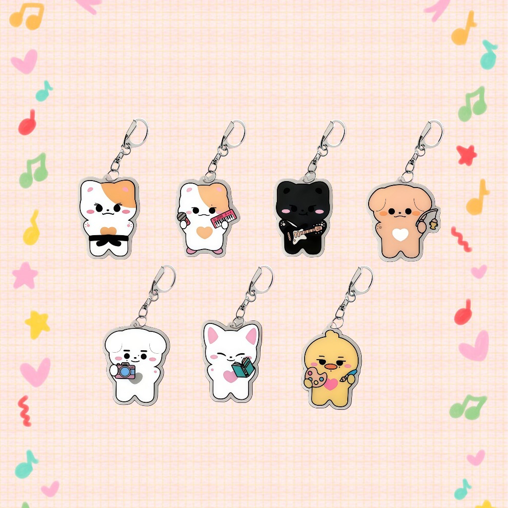 ENHYPEN Keychain Bag Charm Kpop Merch | Cute Kpop Accessory Gift |