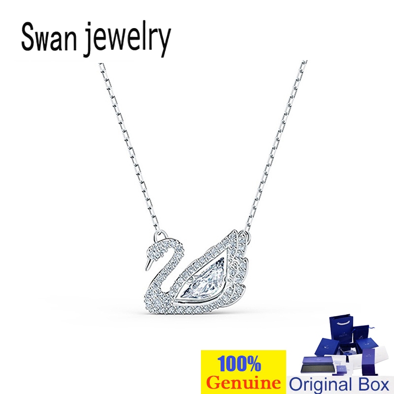 33 SWAN Necklace Necklace DANCING SWAN SWAN Jewelry Female Necklace Chain Necklace Female Colorfast Necklace Birthday Gift SWAN Jewelry Pure Necklace Necklace Pendant SWAN Jewelry Moissanite Necklace
