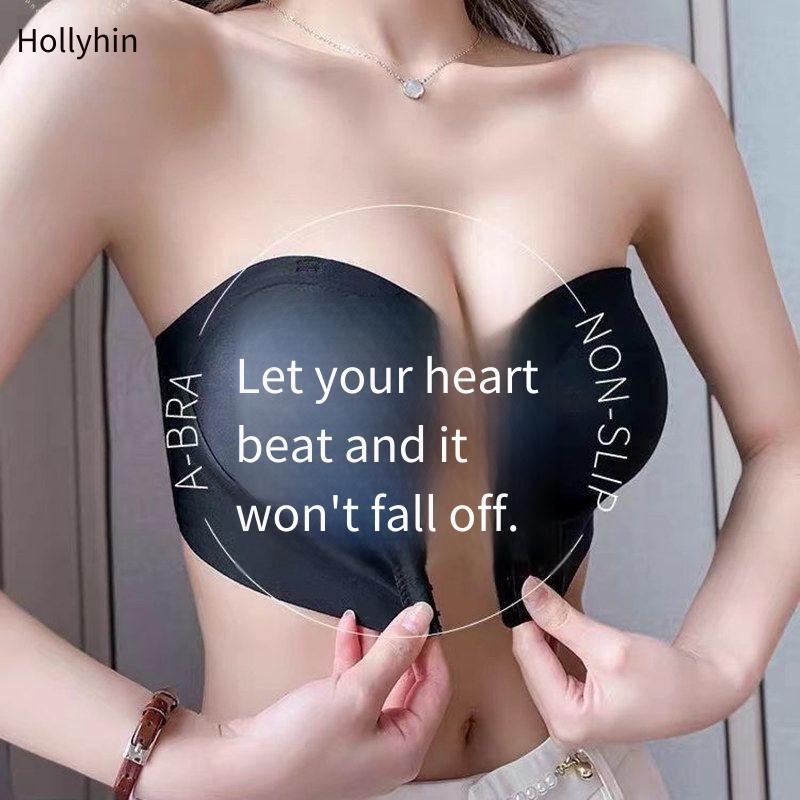 Women’s Strapless Seamless Bra   Summer Push Up  Anti-Slip   Sagging Control