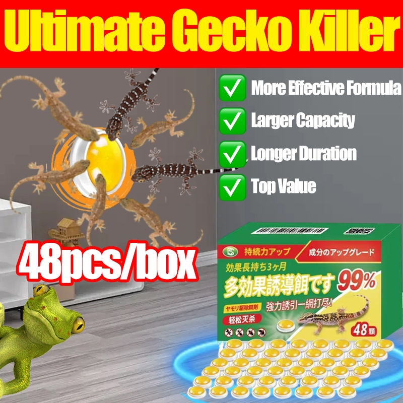 New Lizard Bait Formulation?Racun cicak Ubat cicak ubat cicak paling berkesan 1 pack, 48 pieces, super value racun cicak paling berkesan Lizard killer 壁虎药 Lizard trap